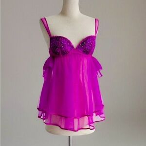 VICTORIA’S SECRET RHINESTONES BABYDOLL